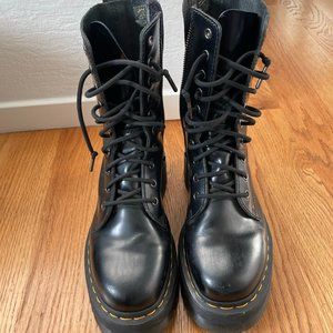 Dr. Martens Jadon Hi Smooth Leather Platform Boots